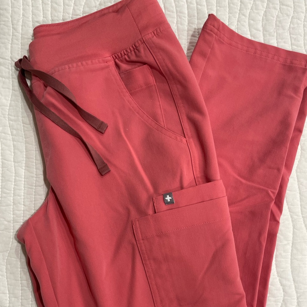 Figs Pants - Desert Rose Yola  - Petite Skinny Scrub Pants 2.0